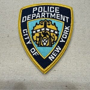 New York Police Department Velcro Patch - NWOT